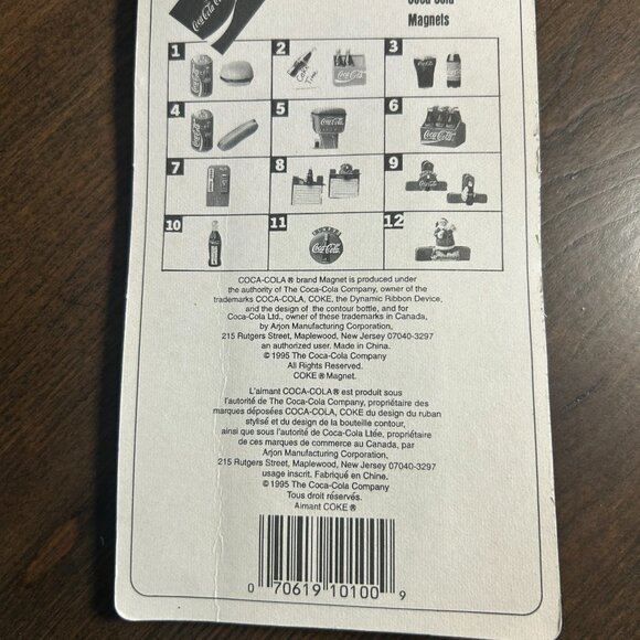 Vintage Coca Cola fridge magnet - Picture 2 of 2